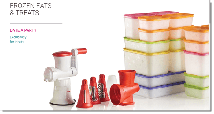 Frozen Eats and Treats From Tupperware