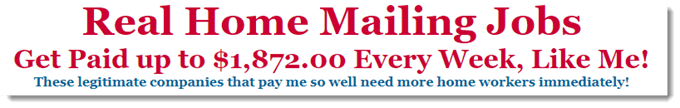 Real Home Mailing Jobs