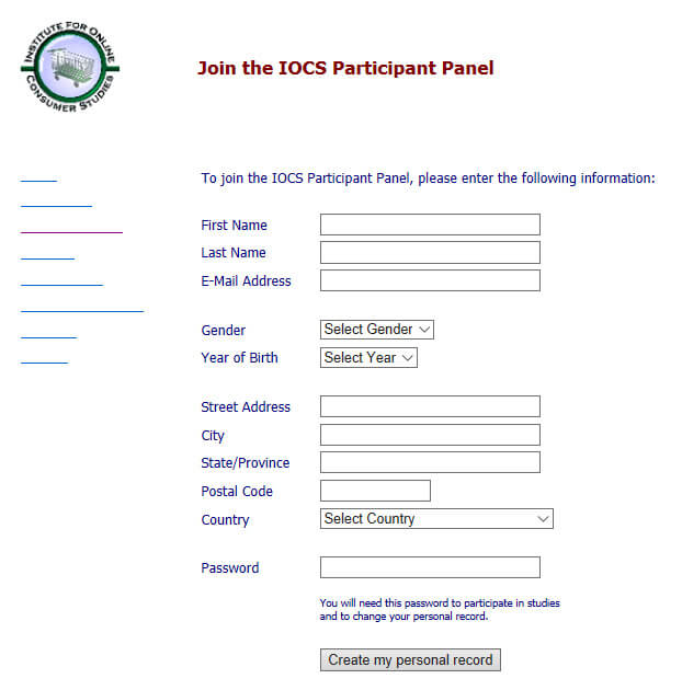 Joining The IOCS Panel