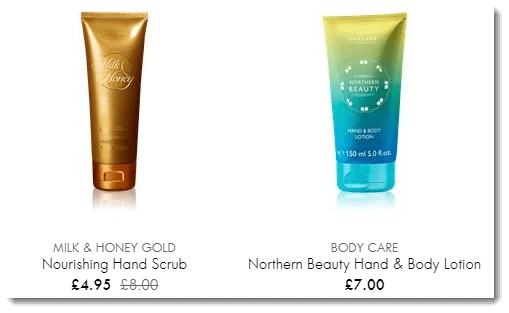 Oriflame Products and Prices