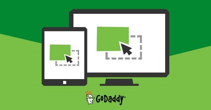 GoDaddy Drag and Drop Interface