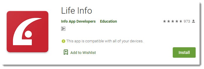 Life Info App