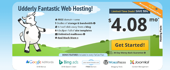 FatCow Website Hosting Deal