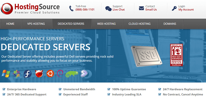 HostingSource Dedicated Servers