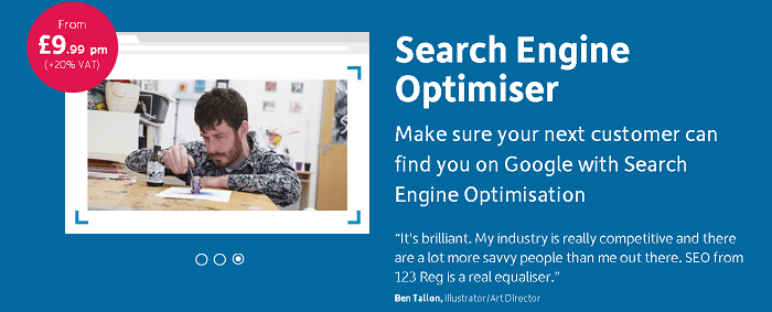 Search Engine Optimizer from 123-Reg
