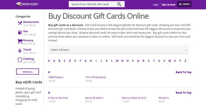 Buy Discount Cards Online