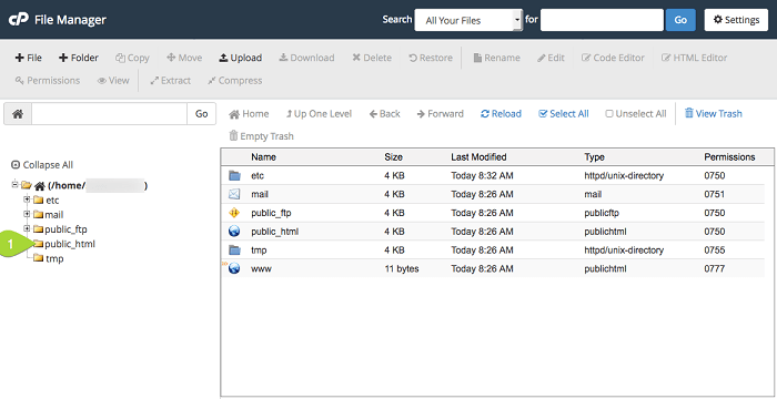 MDD Hosting File Manager and User Interface