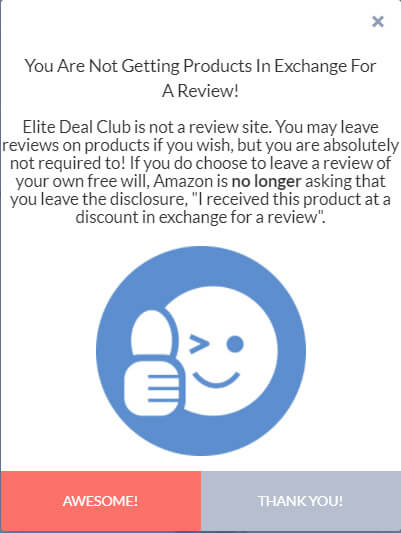 Elite Deal Club Is Not A Review Site