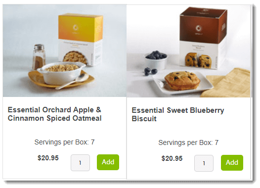 Oatmeal and Biscuit Products