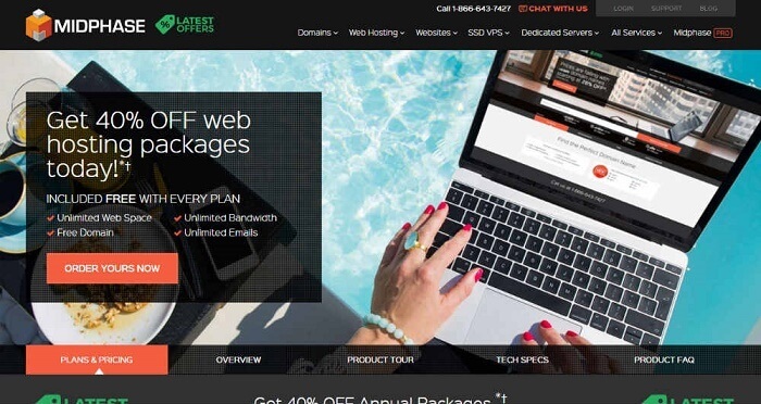 Complete MidPhase web hosting review
