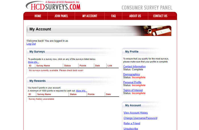 HCDSurveys Main Hub