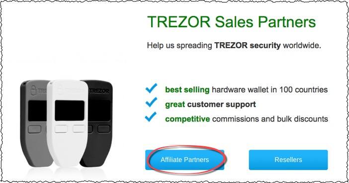 trezor affiliate program