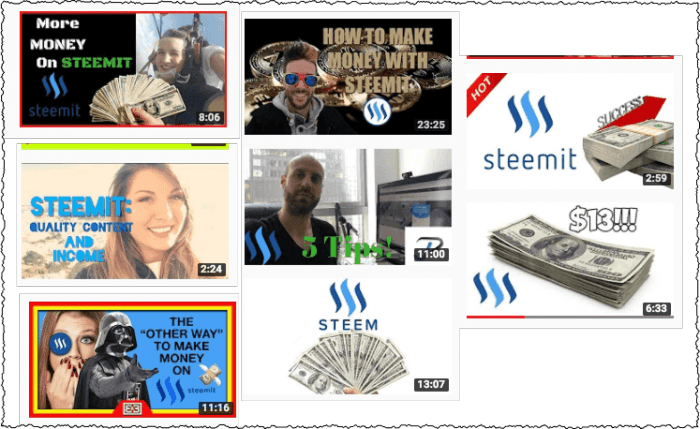 make money on steemit youtube videos