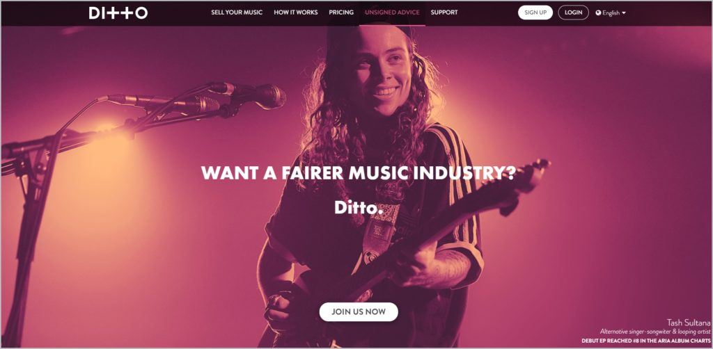 Ditto Music Affiliate program