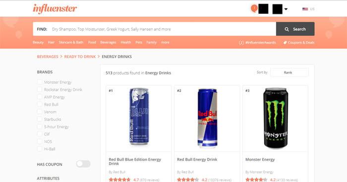 Influenster Product Listings