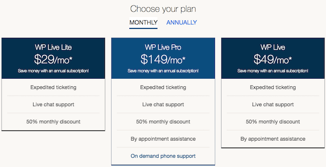These are service addons to wordpress hosting offered by Purehost