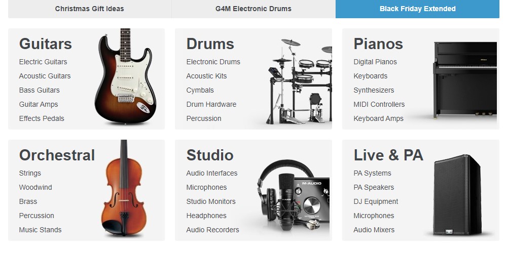 gear 4 music home page