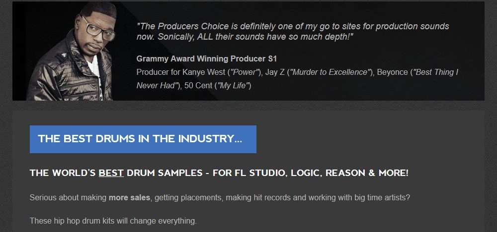 producers choice home page