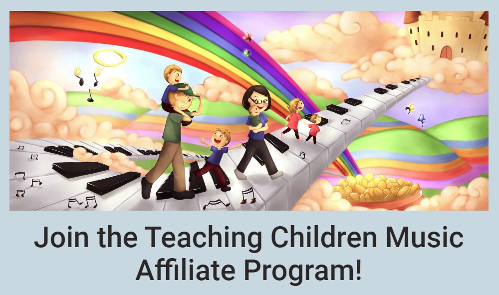 teaching children music affiliate sign up page