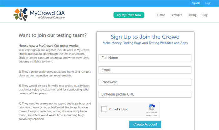 Becoming A Tester On MyCrowd