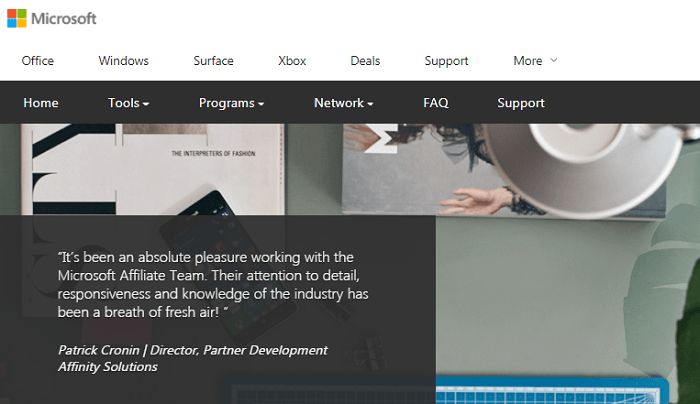 Microsoft Affiliate Program Review
