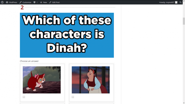 ViralPress | One More Cup of Coffee A movie character quiz showing two pictures and asking which of them is the mentioned character.