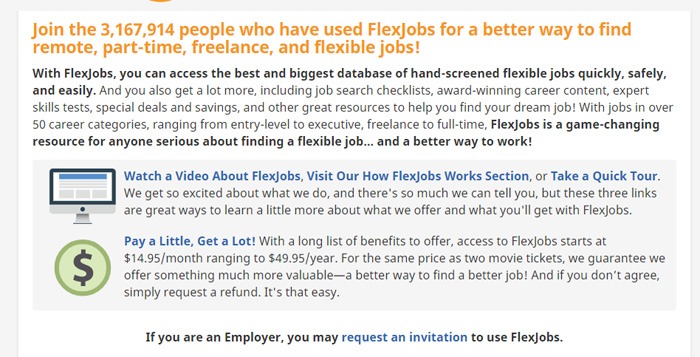 How Much FlexJobs Costs