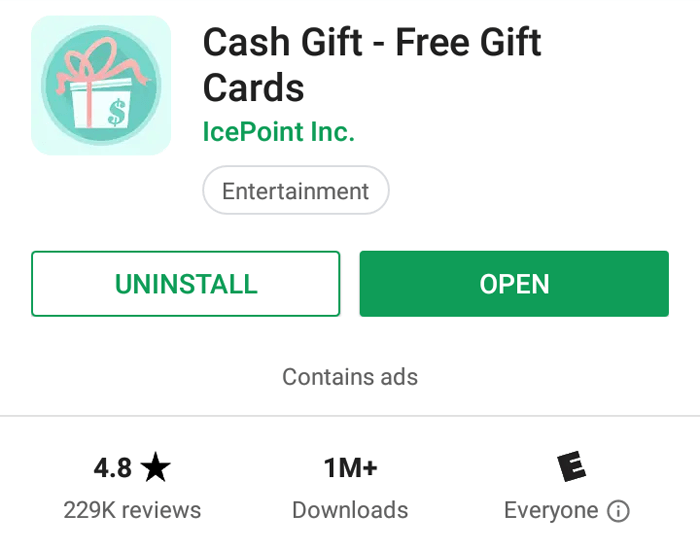 Make Money Cash Gift App