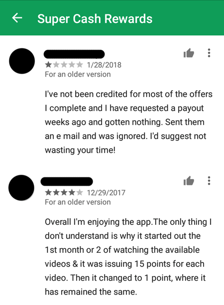 Older Version Reviews