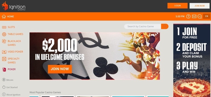 screenshot of the affiliate sign up page for Ignition Casino