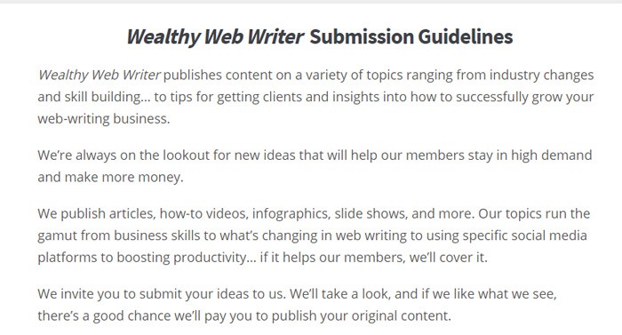 Writing For WealthyWebWriter