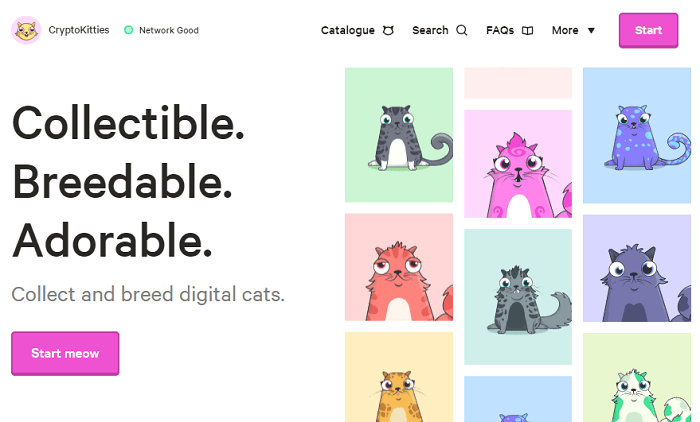 screenshot of cryptokitties home page where I'm trying to make money