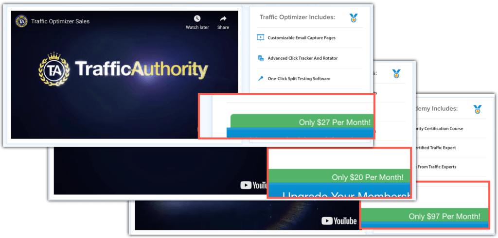 traffic authority monthly upgrades