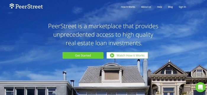 screenshot of the affiliate sign up page for PeerStreet