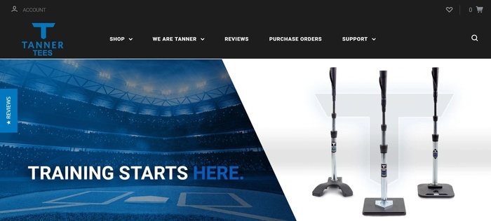 screenshot of the affiliate sign up page for Tanner Tees