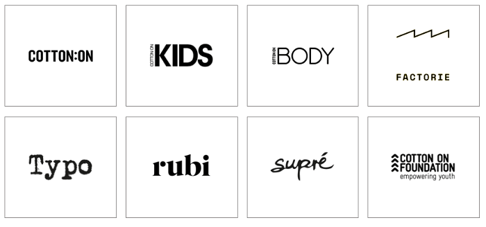 Cotton On Group Company Logos