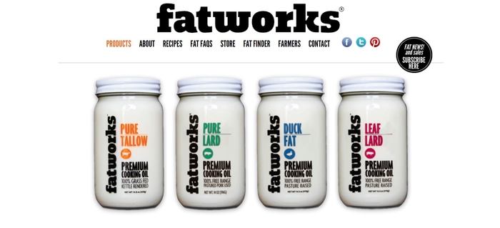 screenshot of the affiliate sign up page for Fatworks