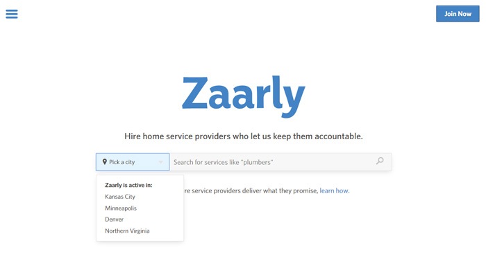 Zaarly Operating Regions