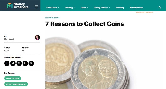 Article About Collecting Coins