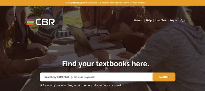 CampusBookRentalsAffiliateProgram screenshot of the affiliate sign up page for Campus Book Rentals