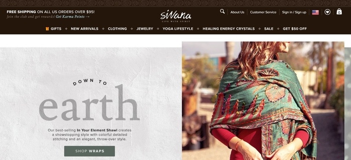 screenshot of the affiliate sign up page for Sivana