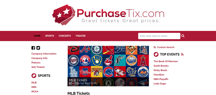 screenshot of the affiliate sign up page for PurchaseTix