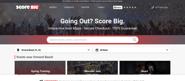 screenshot of the affiliate sign up page for ScoreBig