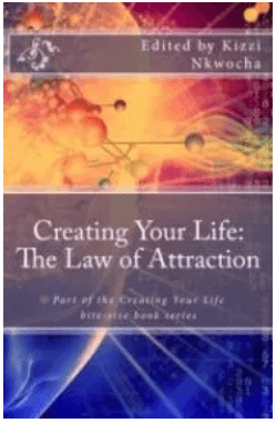 This screenshot shows the front cover of the eBook entitled"Creating Your Life: The Law of Attraction."