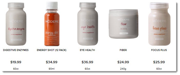 Supplements from Modere