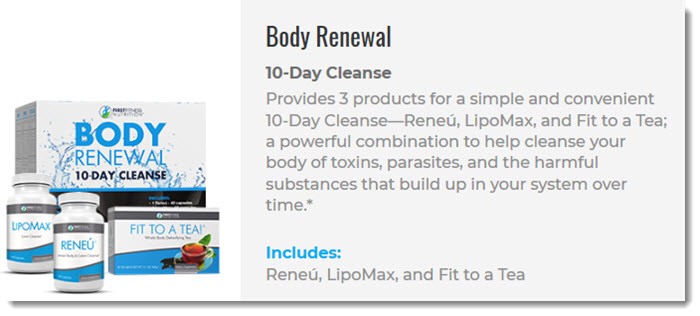 Body Renewal from First Fitness Nutrition