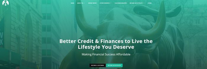 A website screenshot from Novae Life showing a bull behind a green background