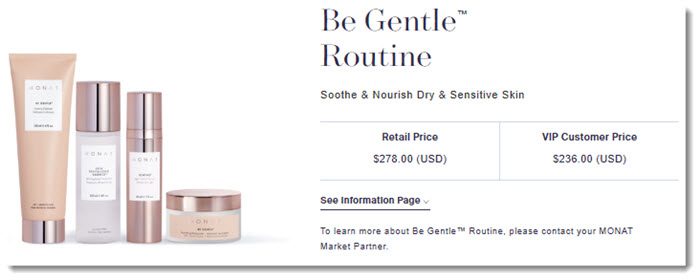 Be Gentle Routine from Monat