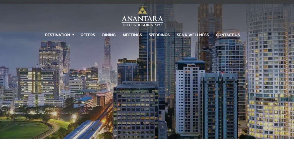 anantara affiliate sign up page