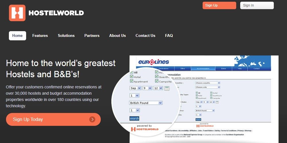  hostel world home page